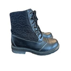 Men’s Southpole Black Combat Boots  Size 8